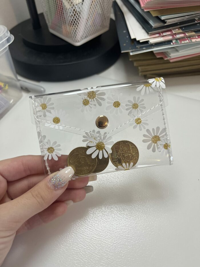 Porte monnaie fleur – Image 2