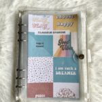 Budget Planner A5 Paillettes Transparent Argent