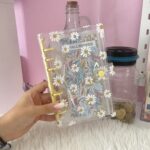 Budget Planner A6 Transparent Fleur Jaune