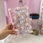 Budget Planner A6 Transparent Fleur Rose