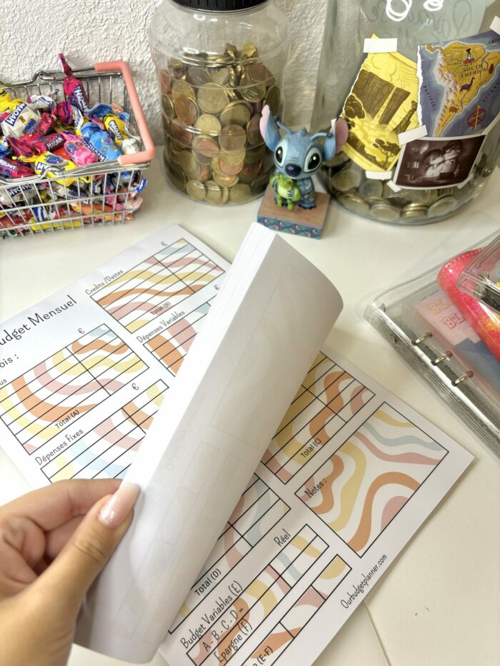Planner Budget Mensuel Vague – Image 2