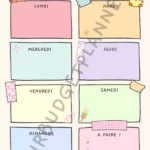 [VIRTUEL] Planner Semaine
