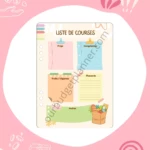 Liste de courses