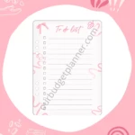 To do list