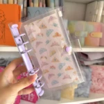 Budget Planner A6 Transparent Violet