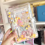Budget Planner A6 Transparent Coquillage Orange